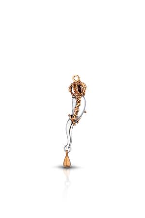 Silver horn for dad Angela Puttini Gioielli | CL1719DARGENTO